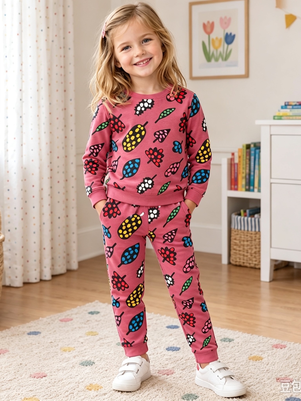 2/60 Stella McCartney Kids Leaf Print Outfit set